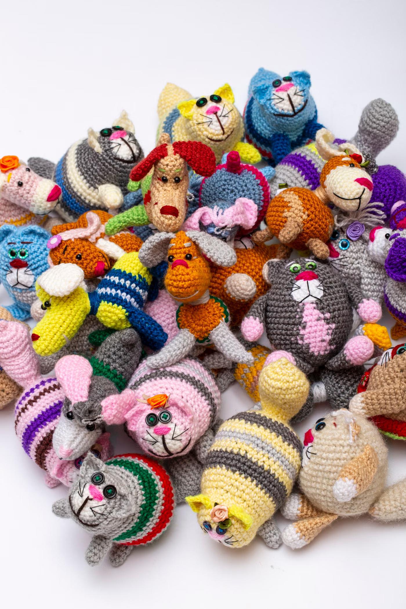 Amigurumi Hayvan Oyuncak Seti